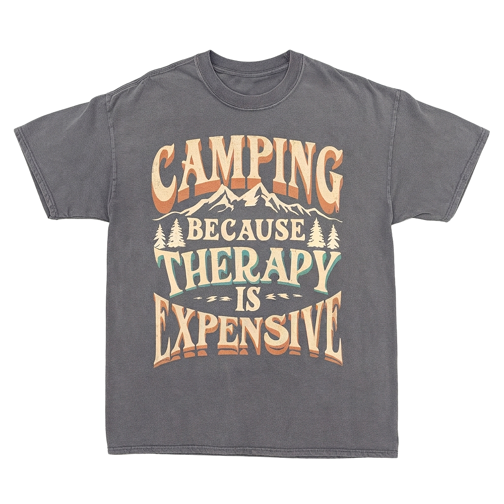 Camping Therapy Tee