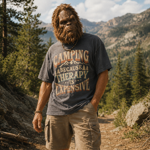 Camping Therapy Tee