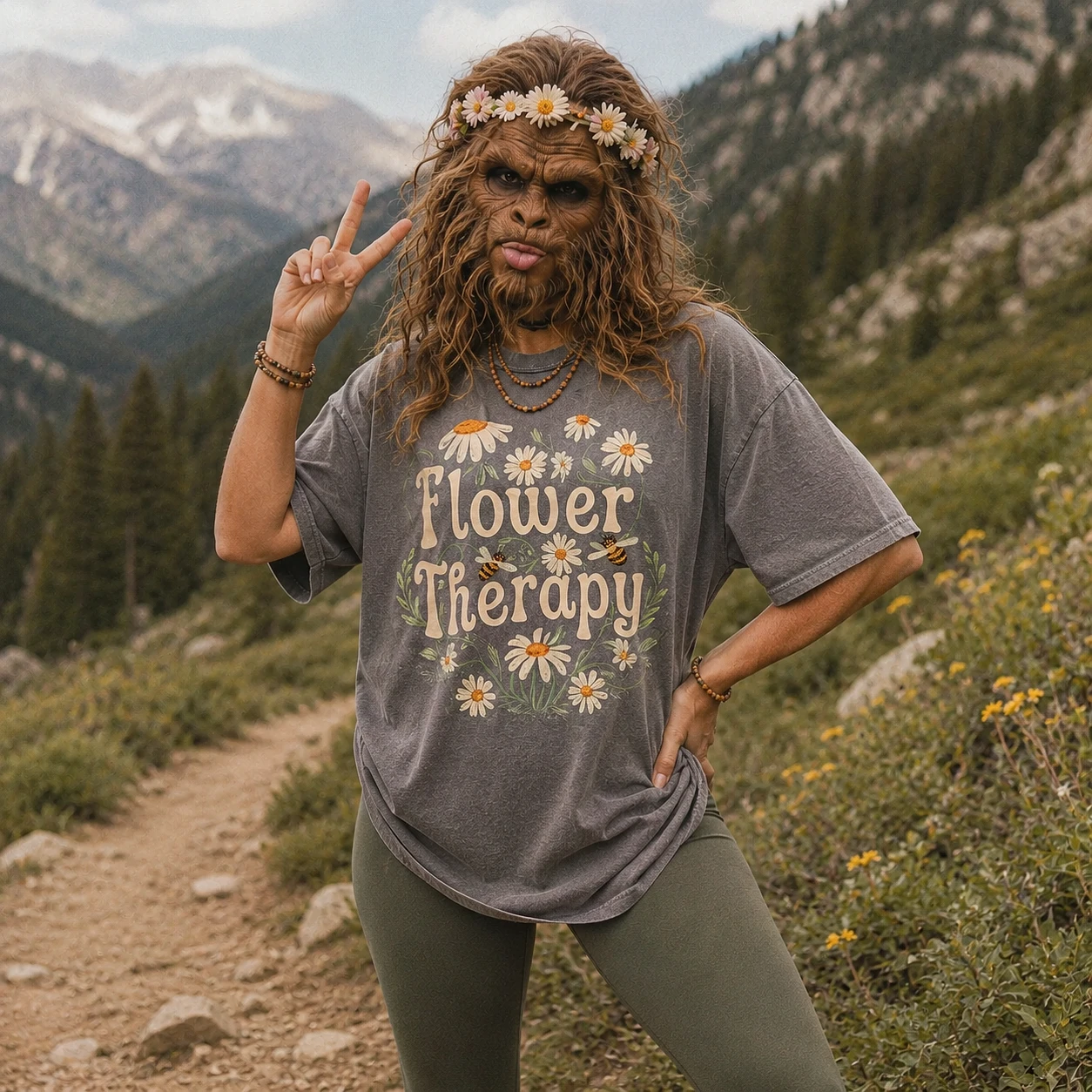 Flower Therapy Tee