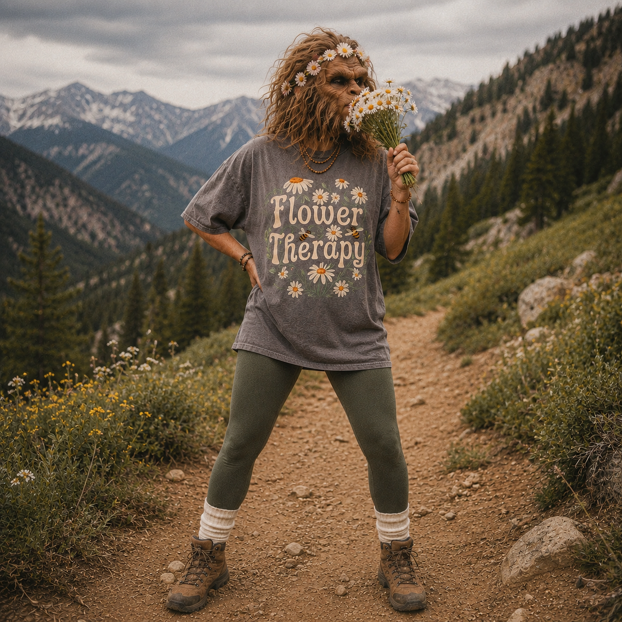 Flower Therapy Tee