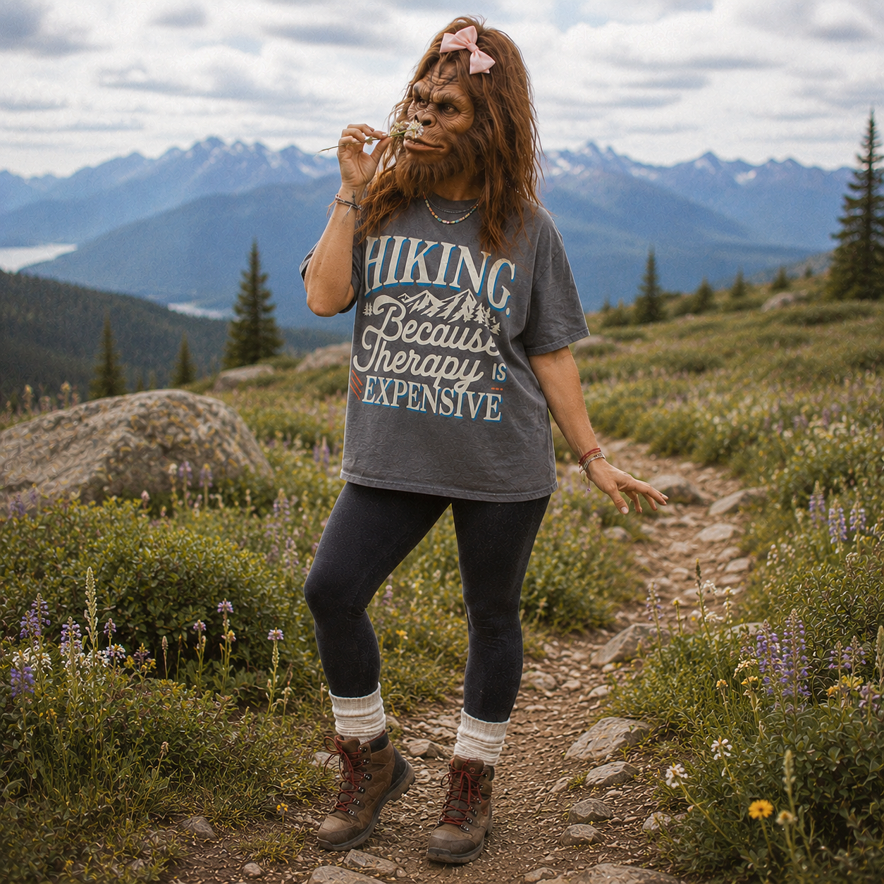 Hiking Therapy Tee
