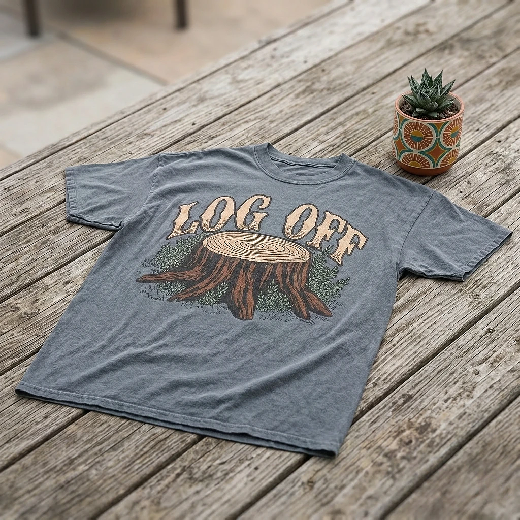 Log Off Tee