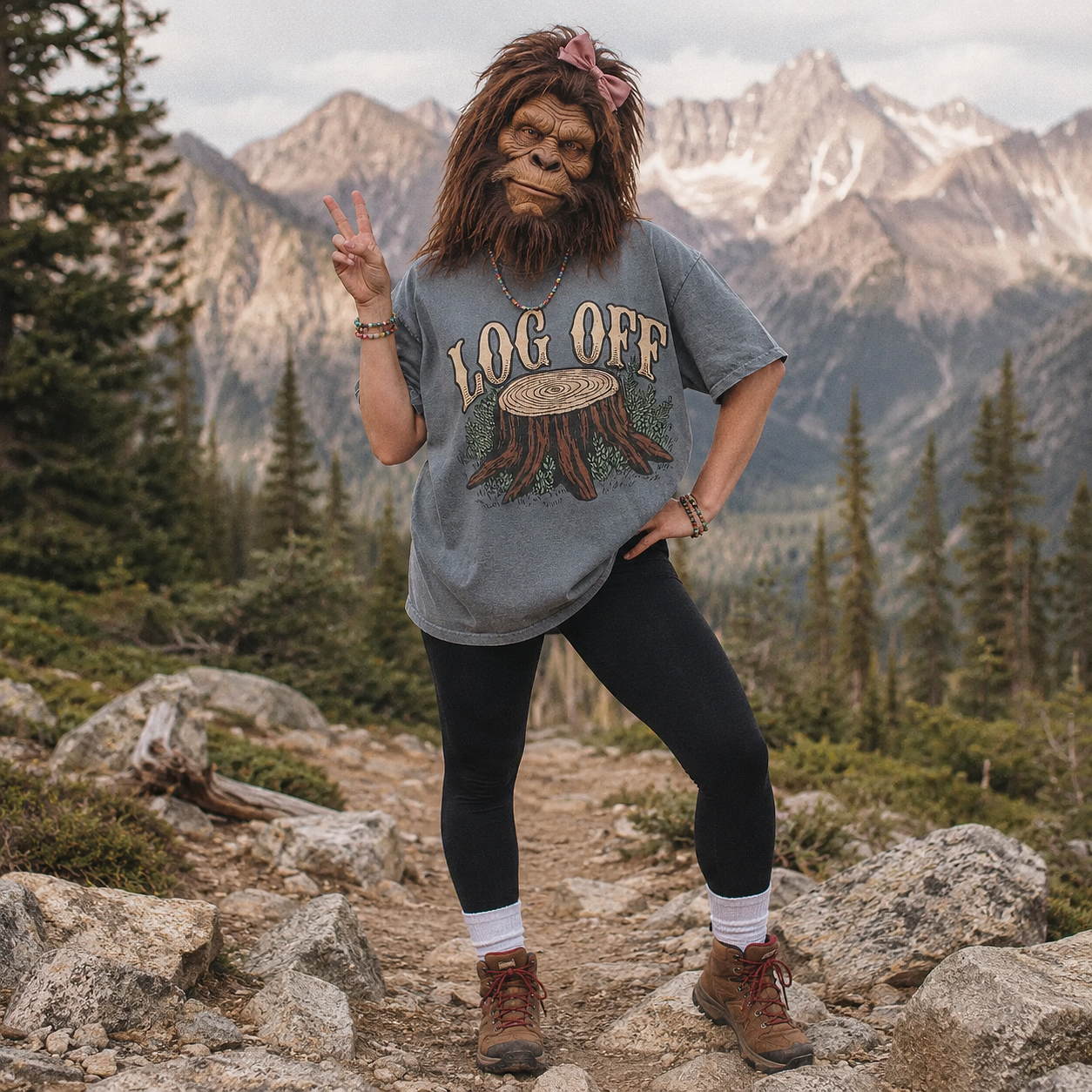 Log Off Tee