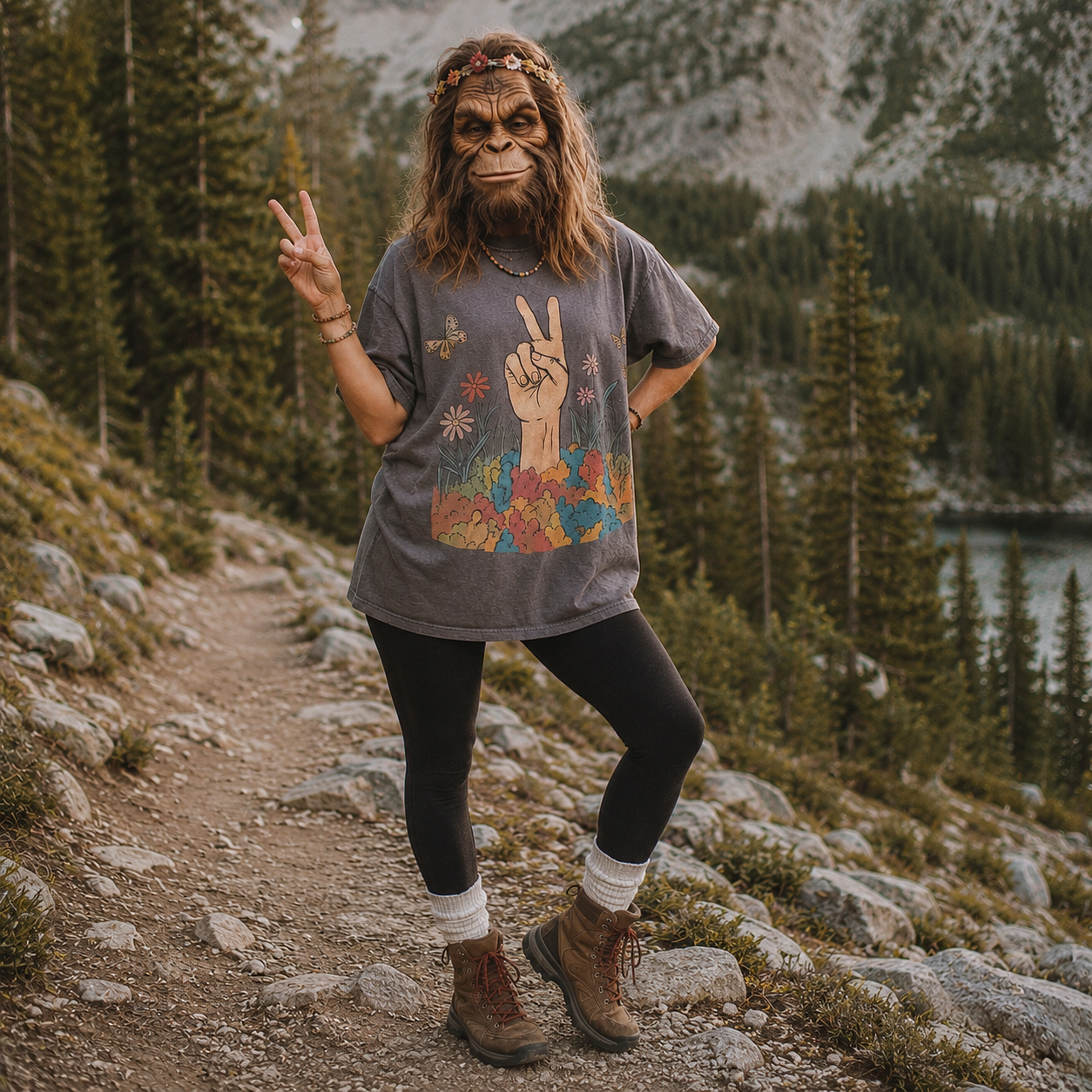 Peace Outside Tee