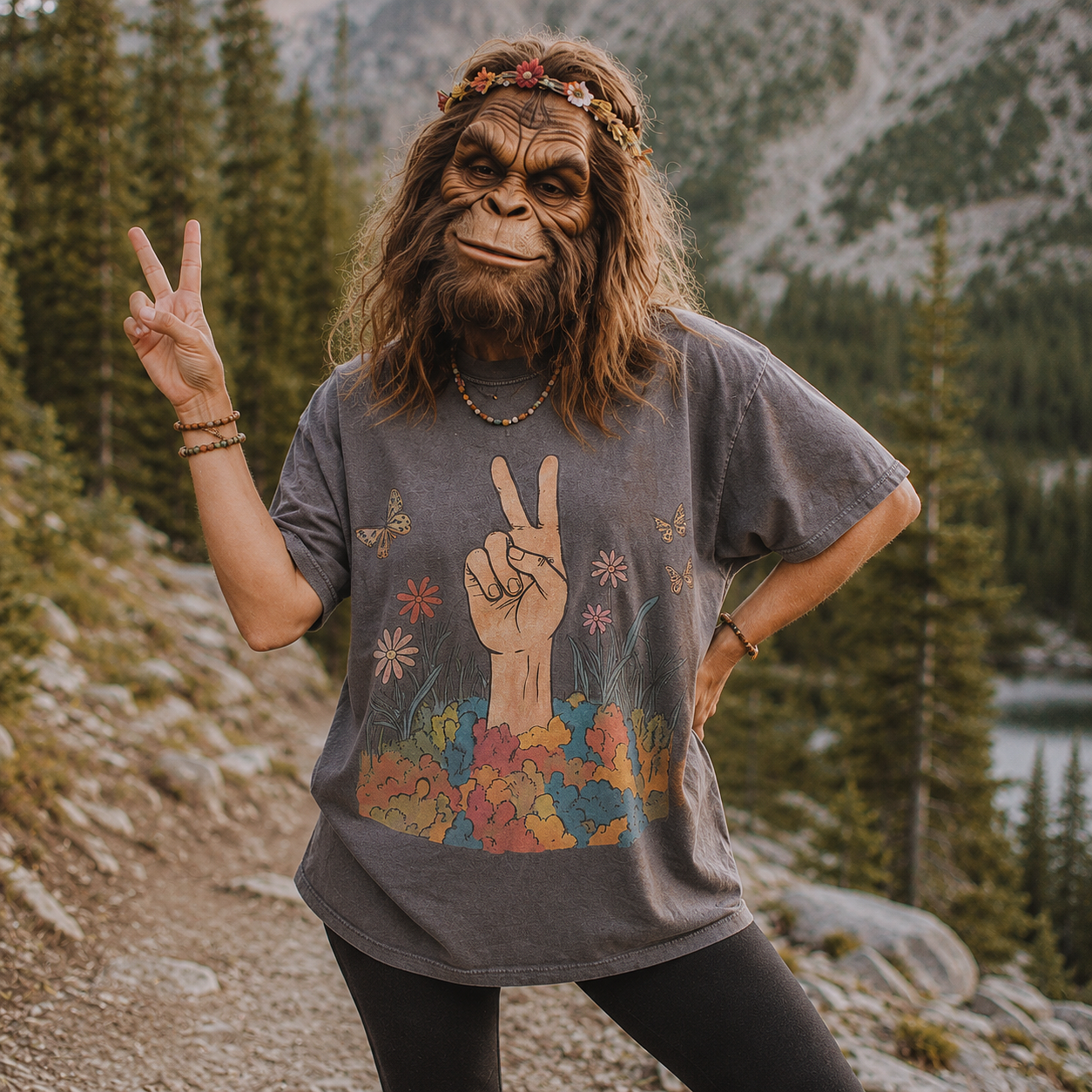 Peace Outside Tee