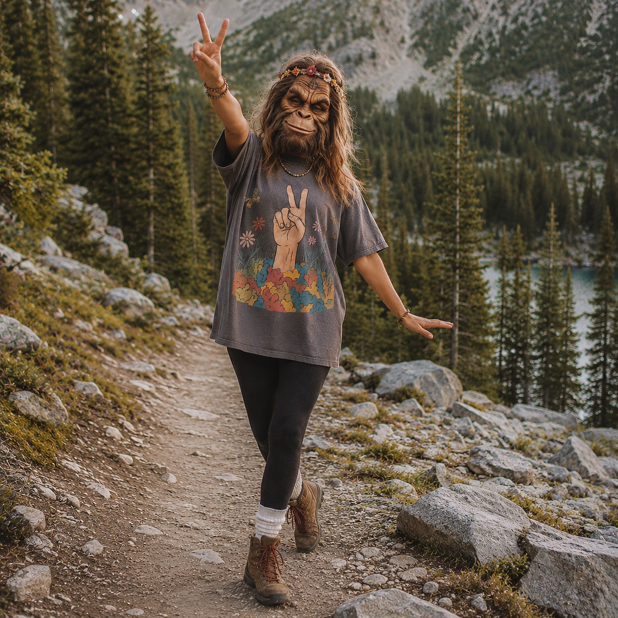 Peace Outside Tee