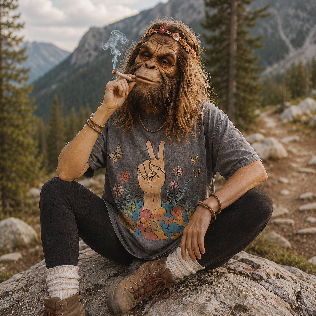 Peace Outside Tee