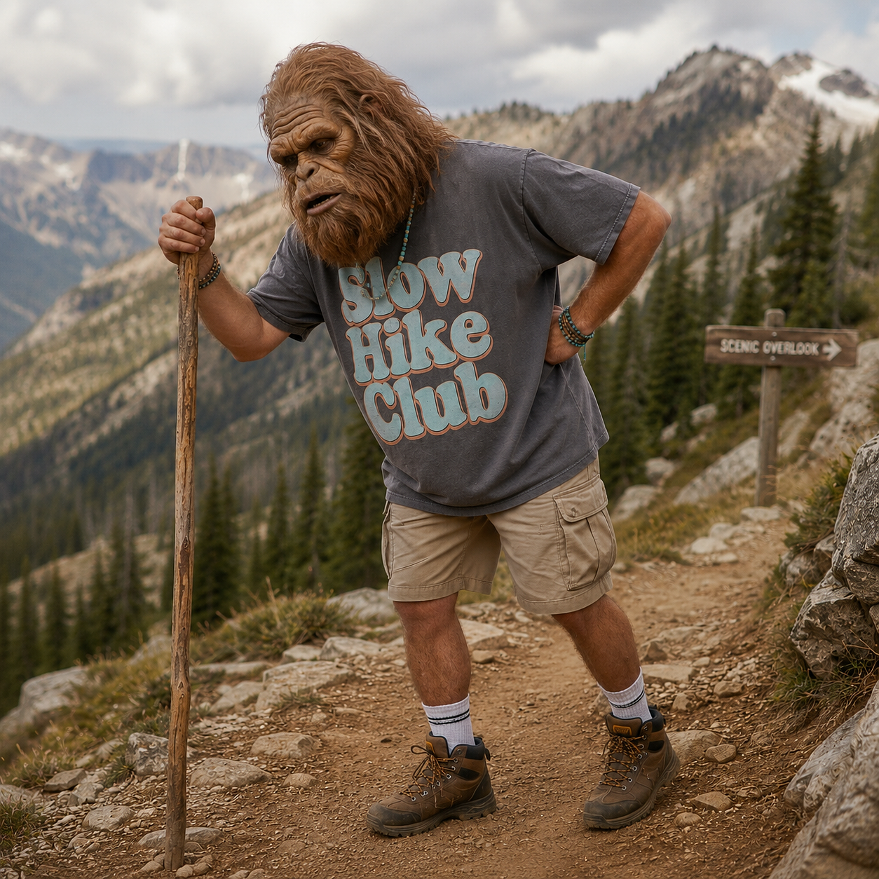 Slow Hike Club Tee